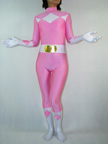 Pink Ranger Lycra Superhero Costume